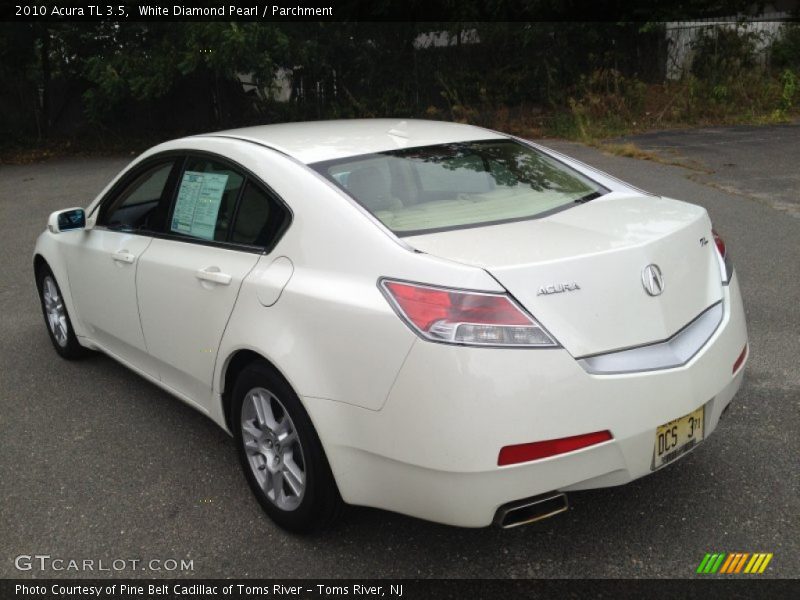White Diamond Pearl / Parchment 2010 Acura TL 3.5