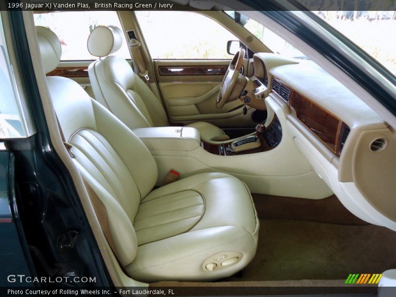 Front Seat of 1996 XJ Vanden Plas