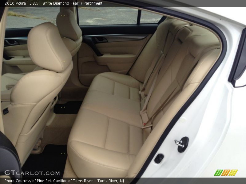 White Diamond Pearl / Parchment 2010 Acura TL 3.5