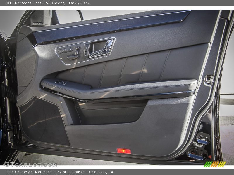 Black / Black 2011 Mercedes-Benz E 550 Sedan