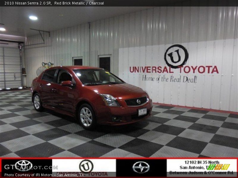 Red Brick Metallic / Charcoal 2010 Nissan Sentra 2.0 SR