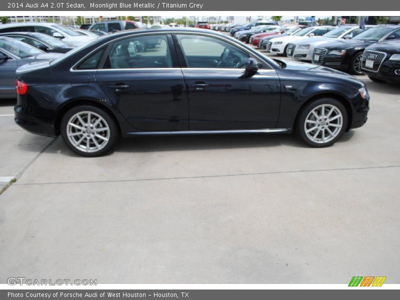 Moonlight Blue Metallic / Titanium Grey 2014 Audi A4 2.0T Sedan