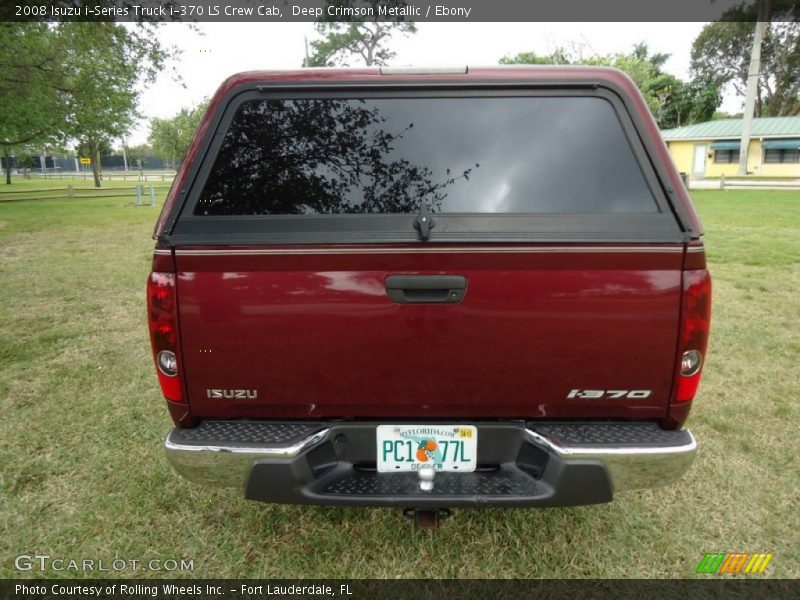 Deep Crimson Metallic / Ebony 2008 Isuzu i-Series Truck i-370 LS Crew Cab