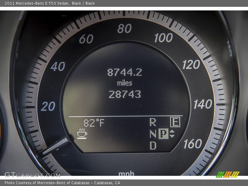 Black / Black 2011 Mercedes-Benz E 550 Sedan