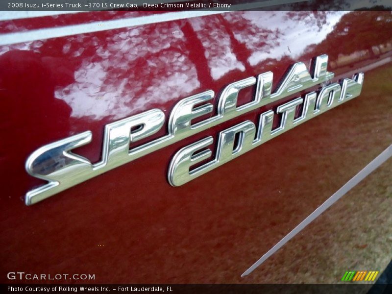 Deep Crimson Metallic / Ebony 2008 Isuzu i-Series Truck i-370 LS Crew Cab