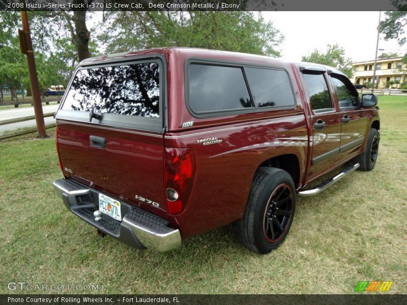 Deep Crimson Metallic / Ebony 2008 Isuzu i-Series Truck i-370 LS Crew Cab