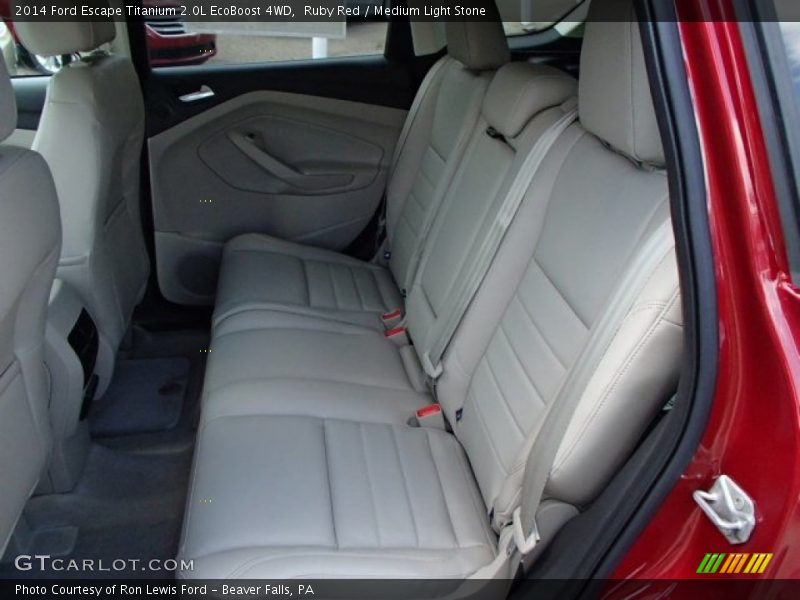 Ruby Red / Medium Light Stone 2014 Ford Escape Titanium 2.0L EcoBoost 4WD