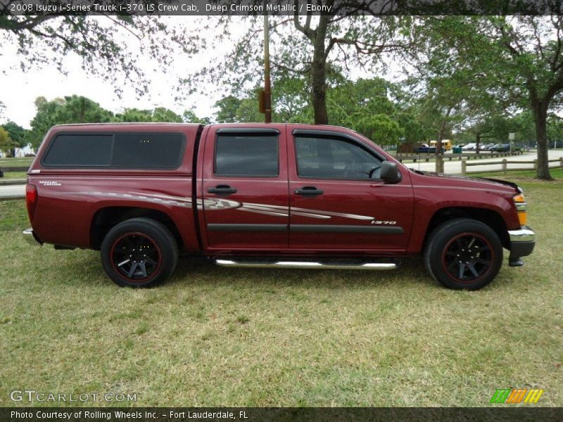 Deep Crimson Metallic / Ebony 2008 Isuzu i-Series Truck i-370 LS Crew Cab