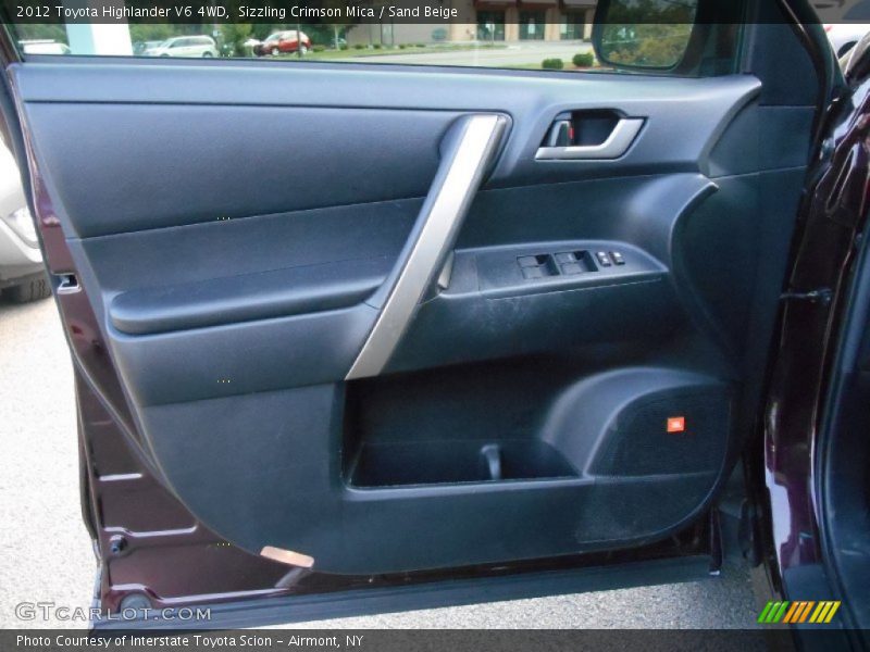 Sizzling Crimson Mica / Sand Beige 2012 Toyota Highlander V6 4WD