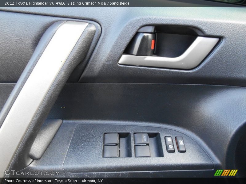 Sizzling Crimson Mica / Sand Beige 2012 Toyota Highlander V6 4WD