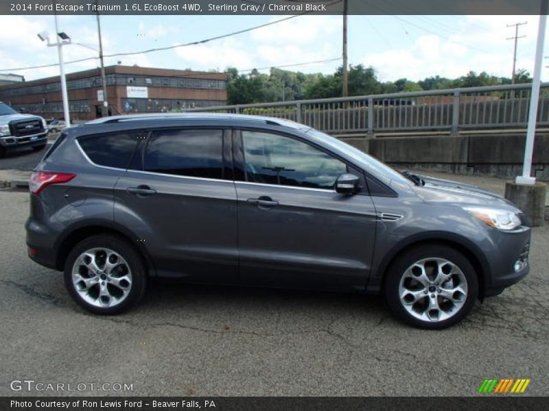 Sterling Gray / Charcoal Black 2014 Ford Escape Titanium 1.6L EcoBoost 4WD