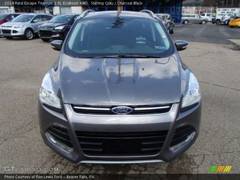Sterling Gray / Charcoal Black 2014 Ford Escape Titanium 1.6L EcoBoost 4WD