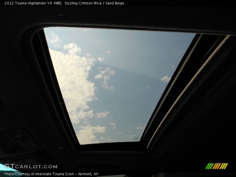 Sizzling Crimson Mica / Sand Beige 2012 Toyota Highlander V6 4WD
