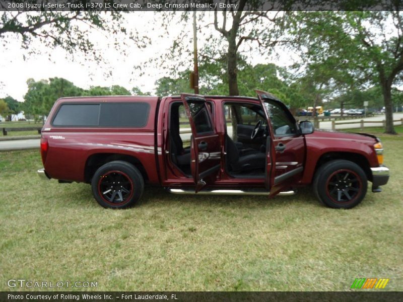 Deep Crimson Metallic / Ebony 2008 Isuzu i-Series Truck i-370 LS Crew Cab