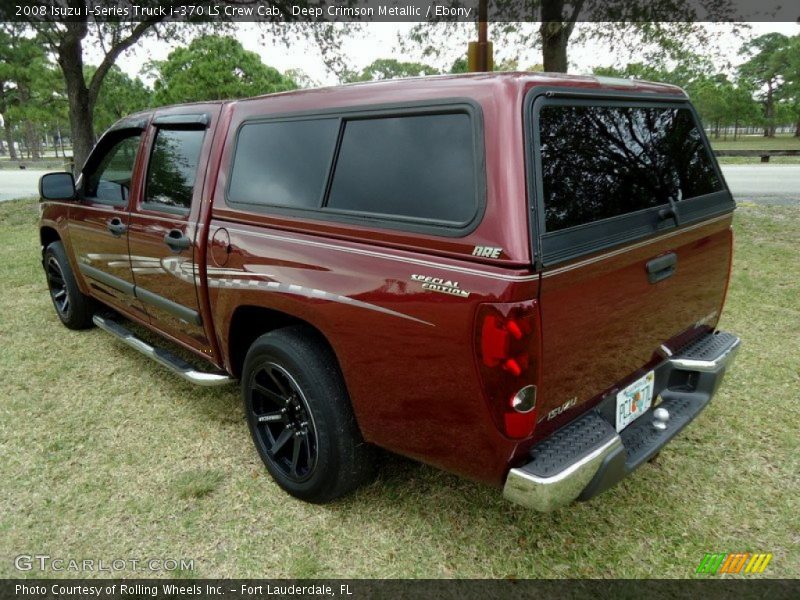 Deep Crimson Metallic / Ebony 2008 Isuzu i-Series Truck i-370 LS Crew Cab