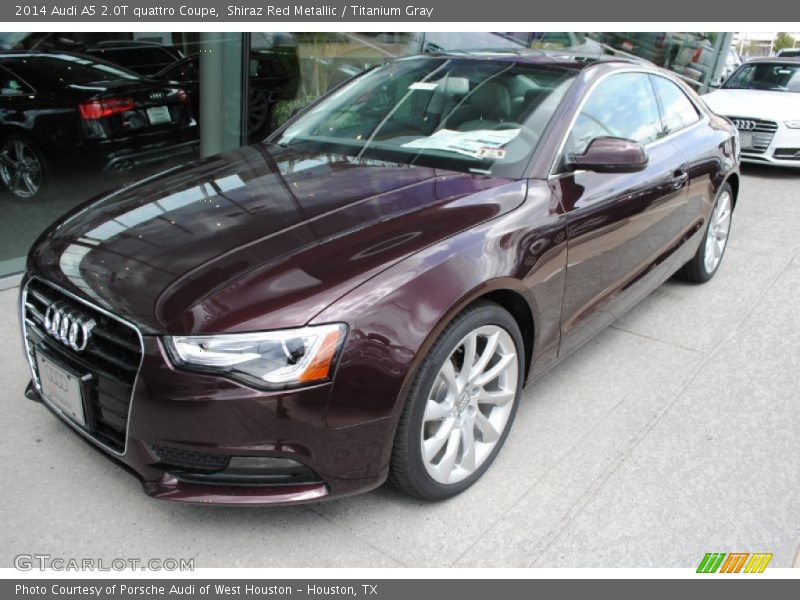 Front 3/4 View of 2014 A5 2.0T quattro Coupe
