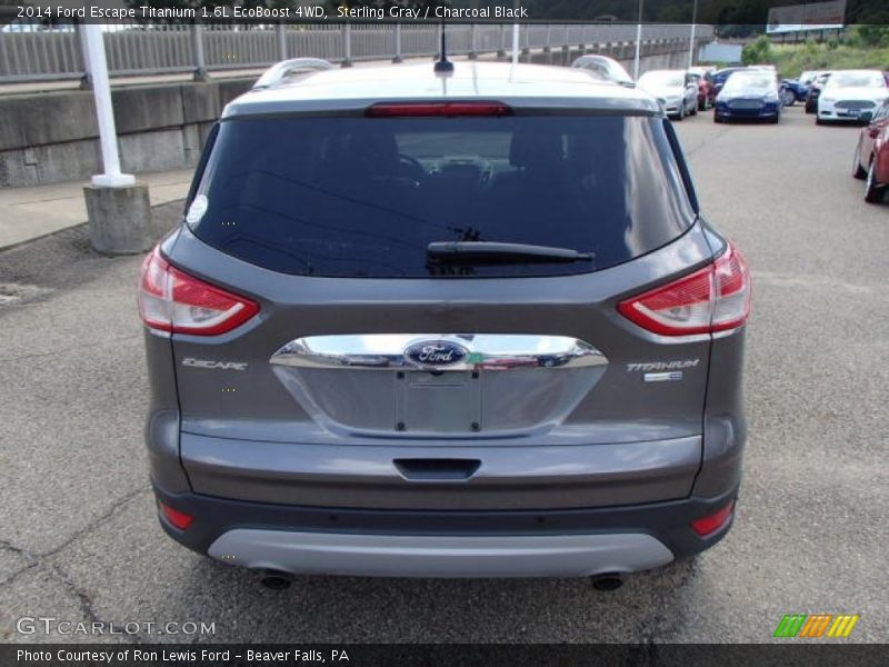 Sterling Gray / Charcoal Black 2014 Ford Escape Titanium 1.6L EcoBoost 4WD