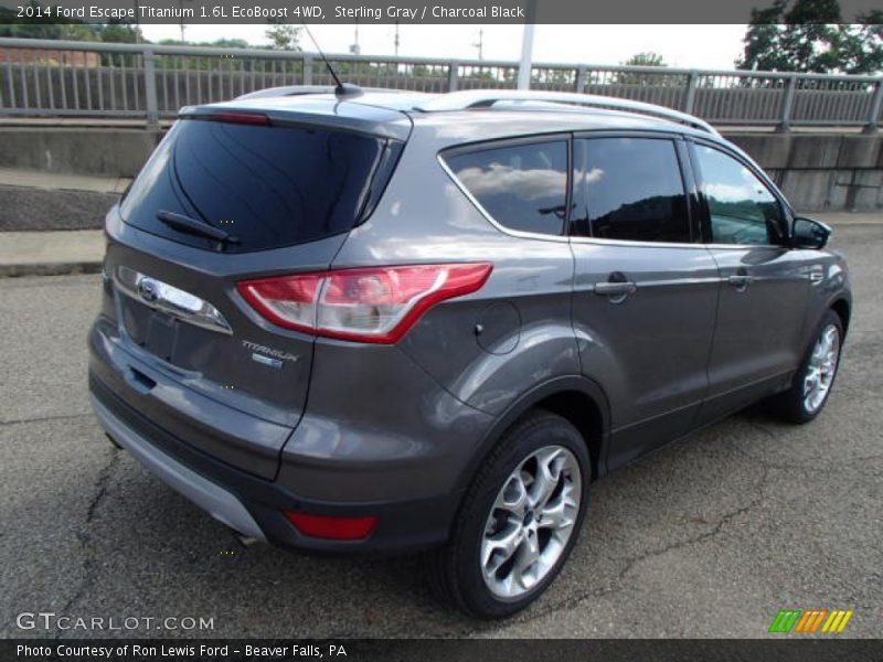 Sterling Gray / Charcoal Black 2014 Ford Escape Titanium 1.6L EcoBoost 4WD