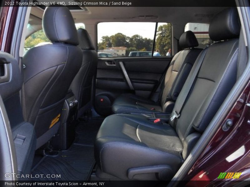 Sizzling Crimson Mica / Sand Beige 2012 Toyota Highlander V6 4WD