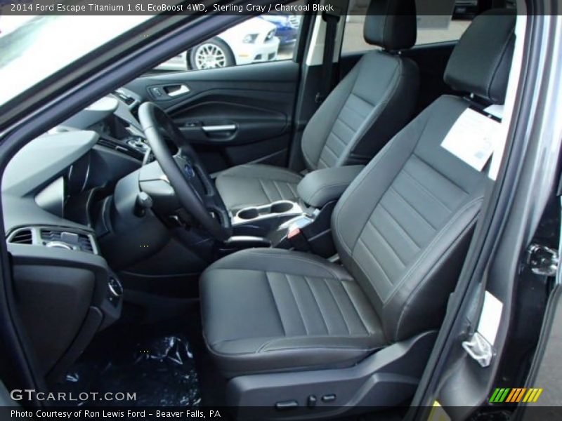 Sterling Gray / Charcoal Black 2014 Ford Escape Titanium 1.6L EcoBoost 4WD