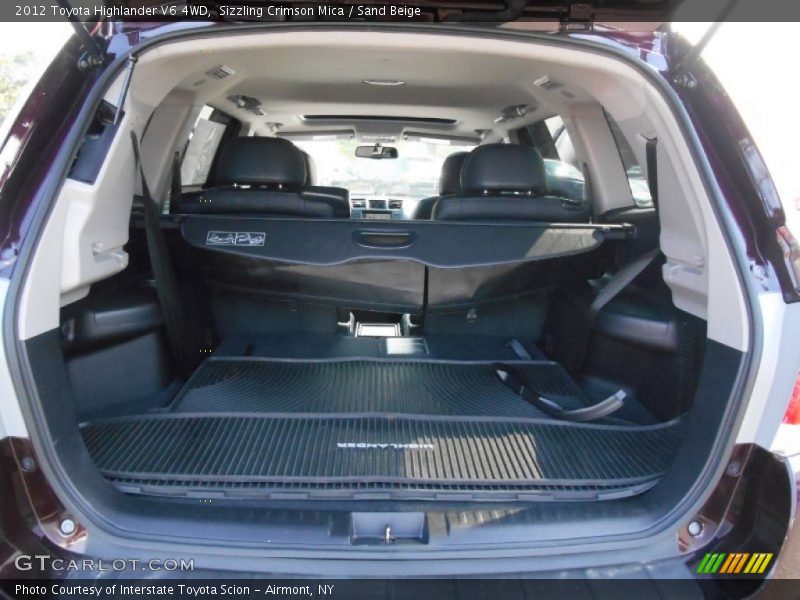 Sizzling Crimson Mica / Sand Beige 2012 Toyota Highlander V6 4WD