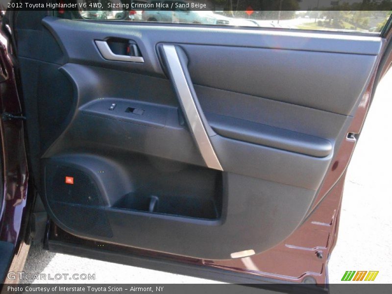 Sizzling Crimson Mica / Sand Beige 2012 Toyota Highlander V6 4WD