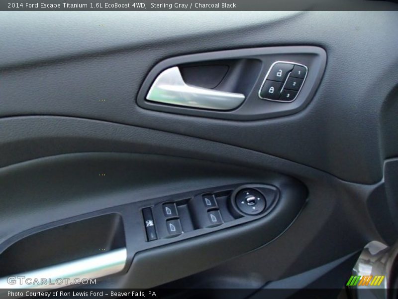 Sterling Gray / Charcoal Black 2014 Ford Escape Titanium 1.6L EcoBoost 4WD