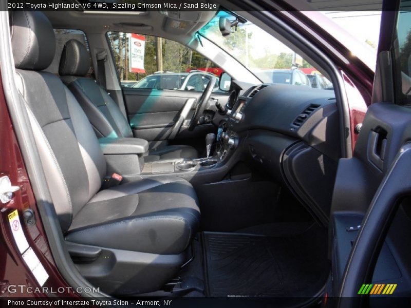 Sizzling Crimson Mica / Sand Beige 2012 Toyota Highlander V6 4WD