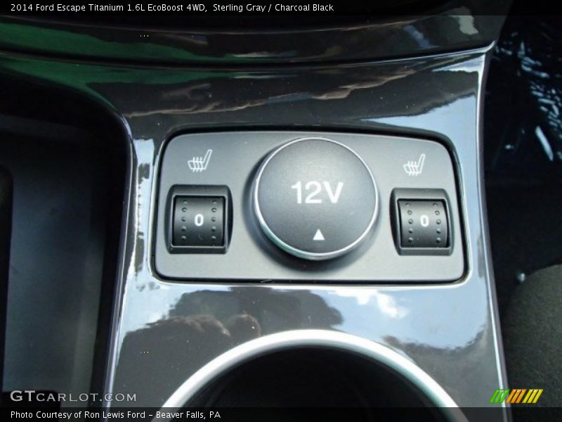 Sterling Gray / Charcoal Black 2014 Ford Escape Titanium 1.6L EcoBoost 4WD