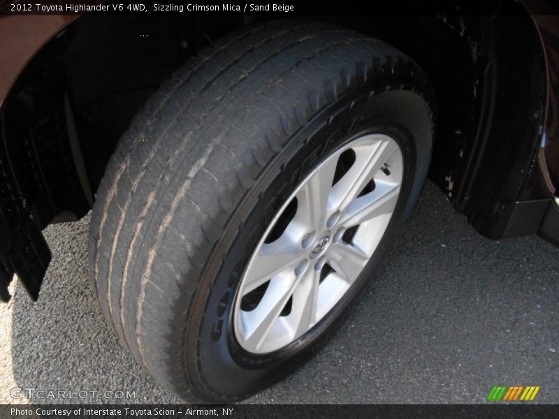 Sizzling Crimson Mica / Sand Beige 2012 Toyota Highlander V6 4WD