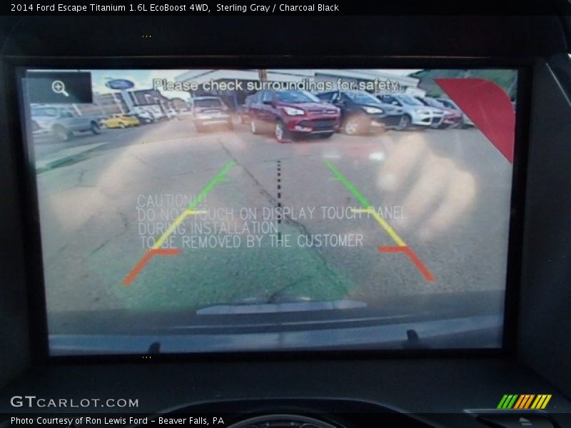 Sterling Gray / Charcoal Black 2014 Ford Escape Titanium 1.6L EcoBoost 4WD