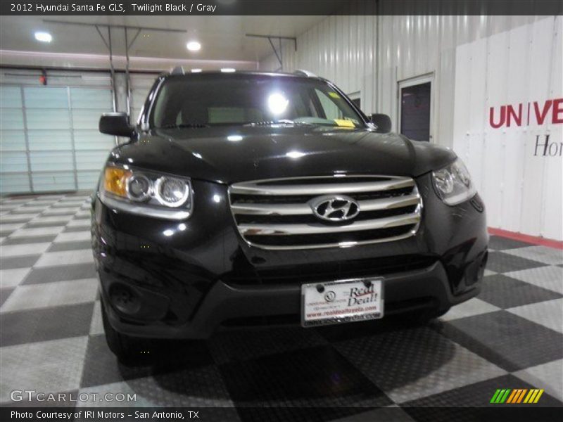 Twilight Black / Gray 2012 Hyundai Santa Fe GLS