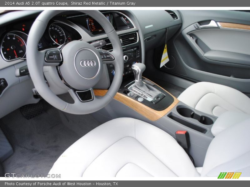 Titanium Gray Interior - 2014 A5 2.0T quattro Coupe 