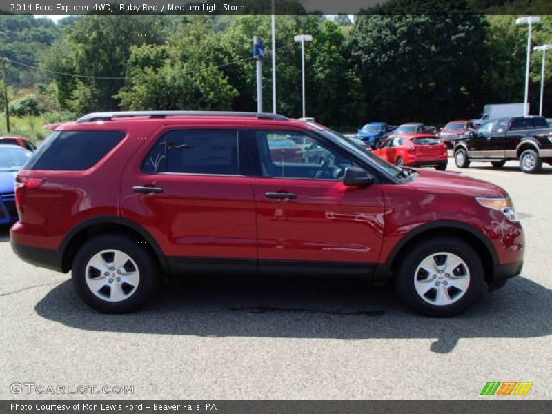  2014 Explorer 4WD Ruby Red