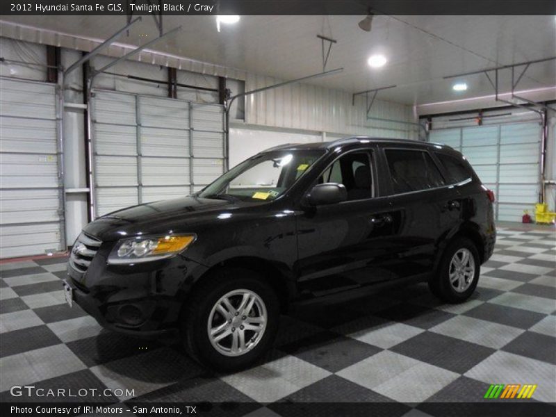 Twilight Black / Gray 2012 Hyundai Santa Fe GLS