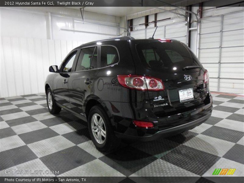 Twilight Black / Gray 2012 Hyundai Santa Fe GLS