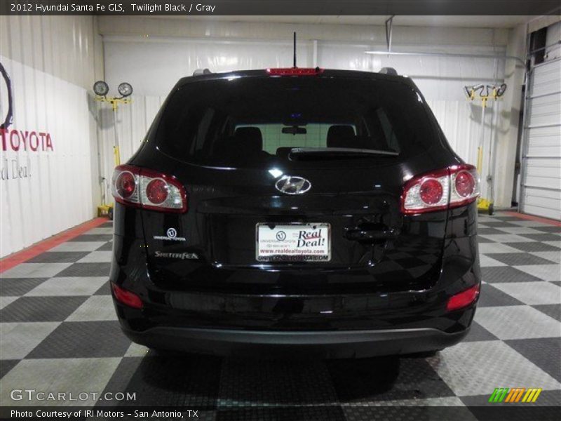 Twilight Black / Gray 2012 Hyundai Santa Fe GLS