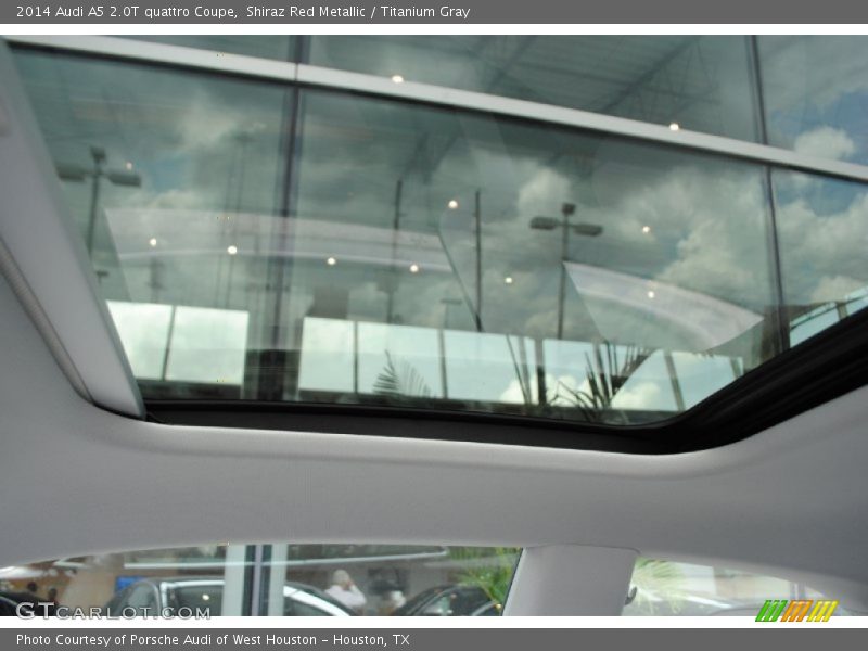 Shiraz Red Metallic / Titanium Gray 2014 Audi A5 2.0T quattro Coupe