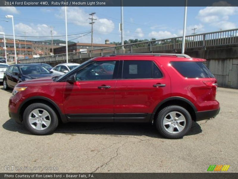  2014 Explorer 4WD Ruby Red