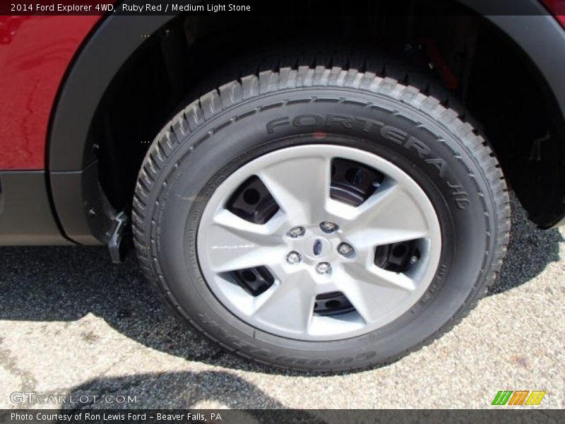  2014 Explorer 4WD Wheel