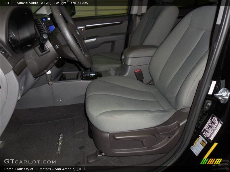 Twilight Black / Gray 2012 Hyundai Santa Fe GLS