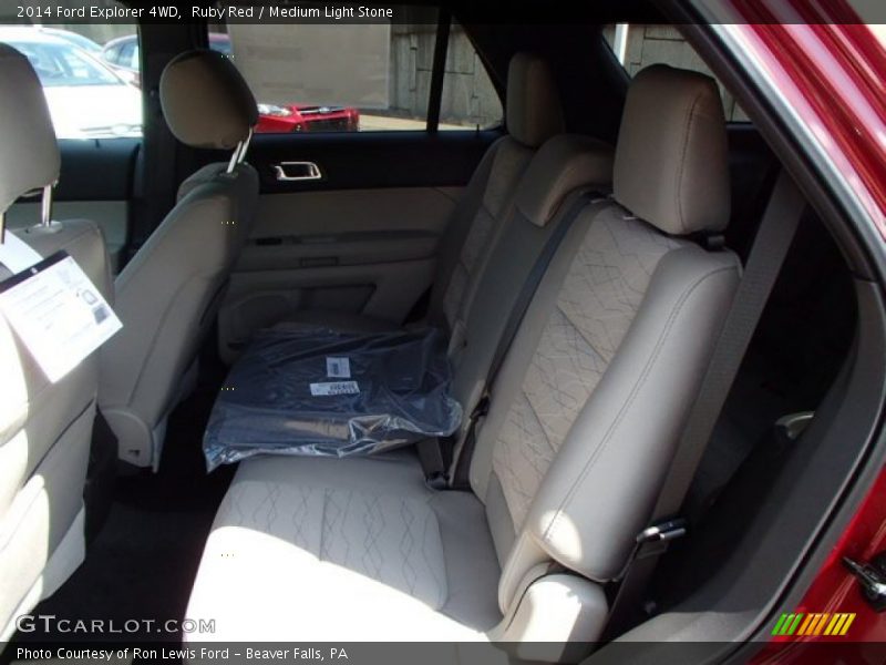 Rear Seat of 2014 Explorer 4WD