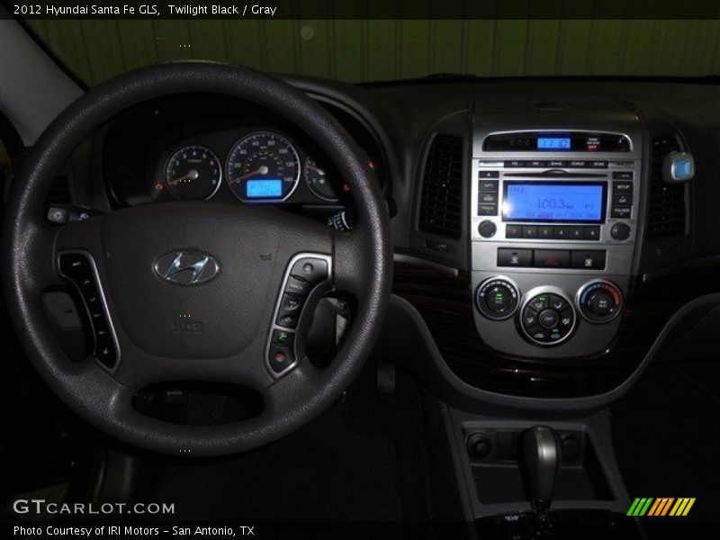Twilight Black / Gray 2012 Hyundai Santa Fe GLS