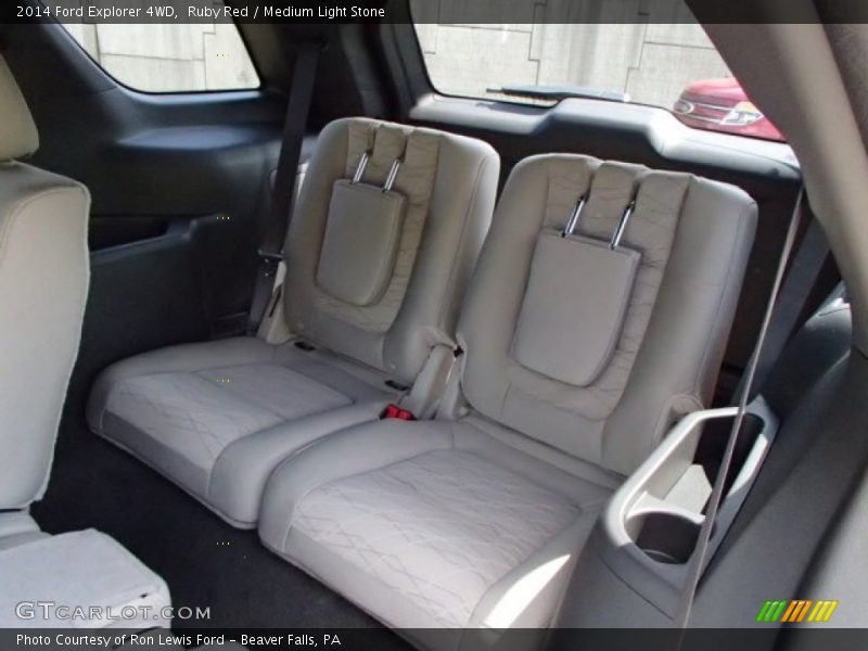 Rear Seat of 2014 Explorer 4WD