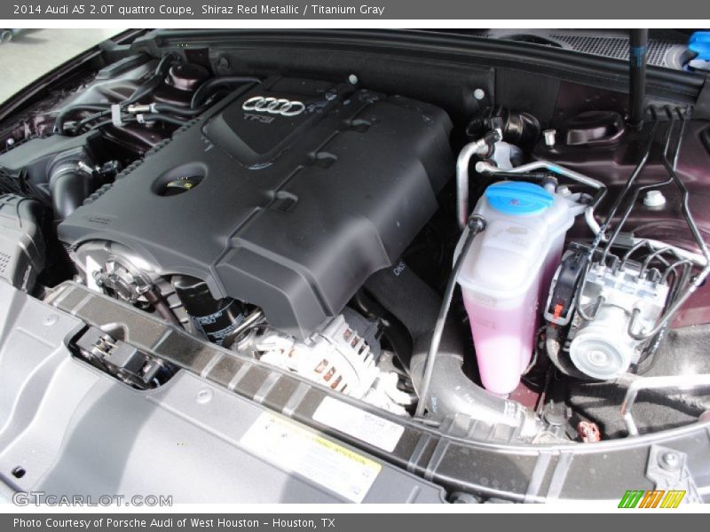  2014 A5 2.0T quattro Coupe Engine - 2.0 Liter Turbocharged FSI DOHC 16-Valve VVT 4 Cylinder