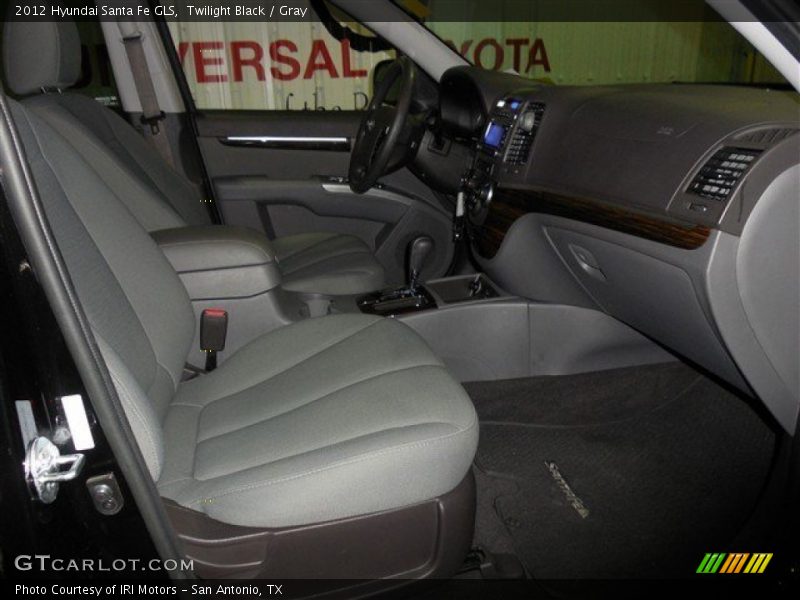 Twilight Black / Gray 2012 Hyundai Santa Fe GLS