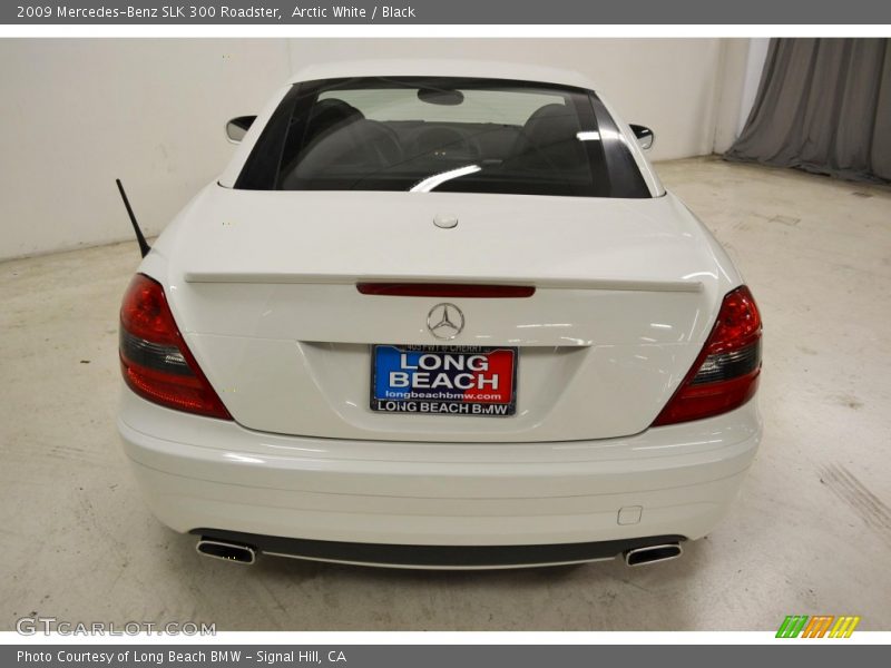 Arctic White / Black 2009 Mercedes-Benz SLK 300 Roadster