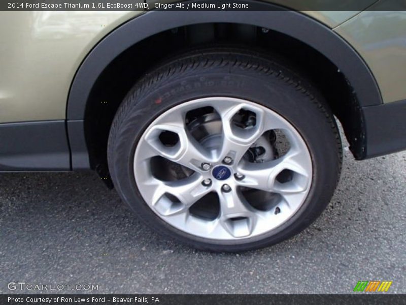 Ginger Ale / Medium Light Stone 2014 Ford Escape Titanium 1.6L EcoBoost 4WD