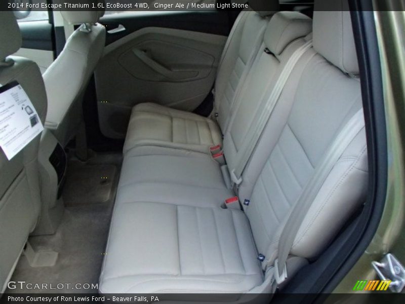 Ginger Ale / Medium Light Stone 2014 Ford Escape Titanium 1.6L EcoBoost 4WD