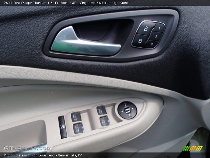 Ginger Ale / Medium Light Stone 2014 Ford Escape Titanium 1.6L EcoBoost 4WD